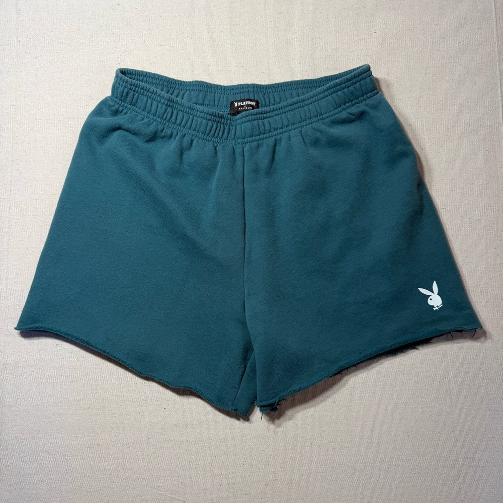 Playboy x PacSun Teal Lounge Shorts – Size M
